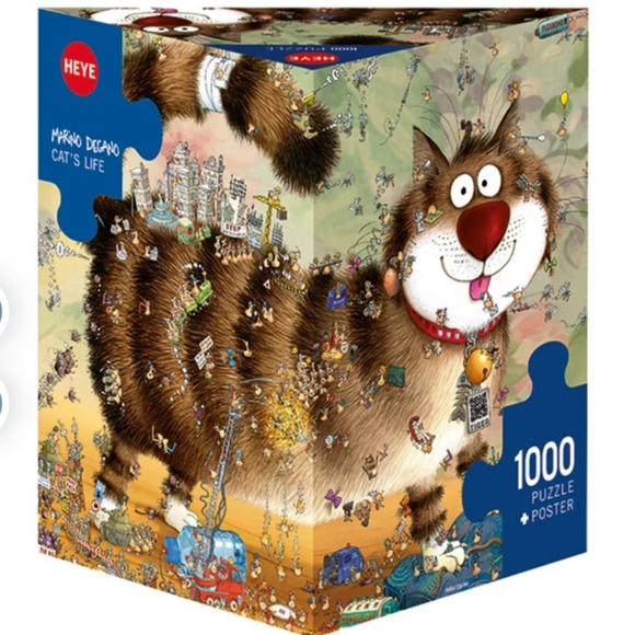 Cat's Life 1000 Piece Puzzle